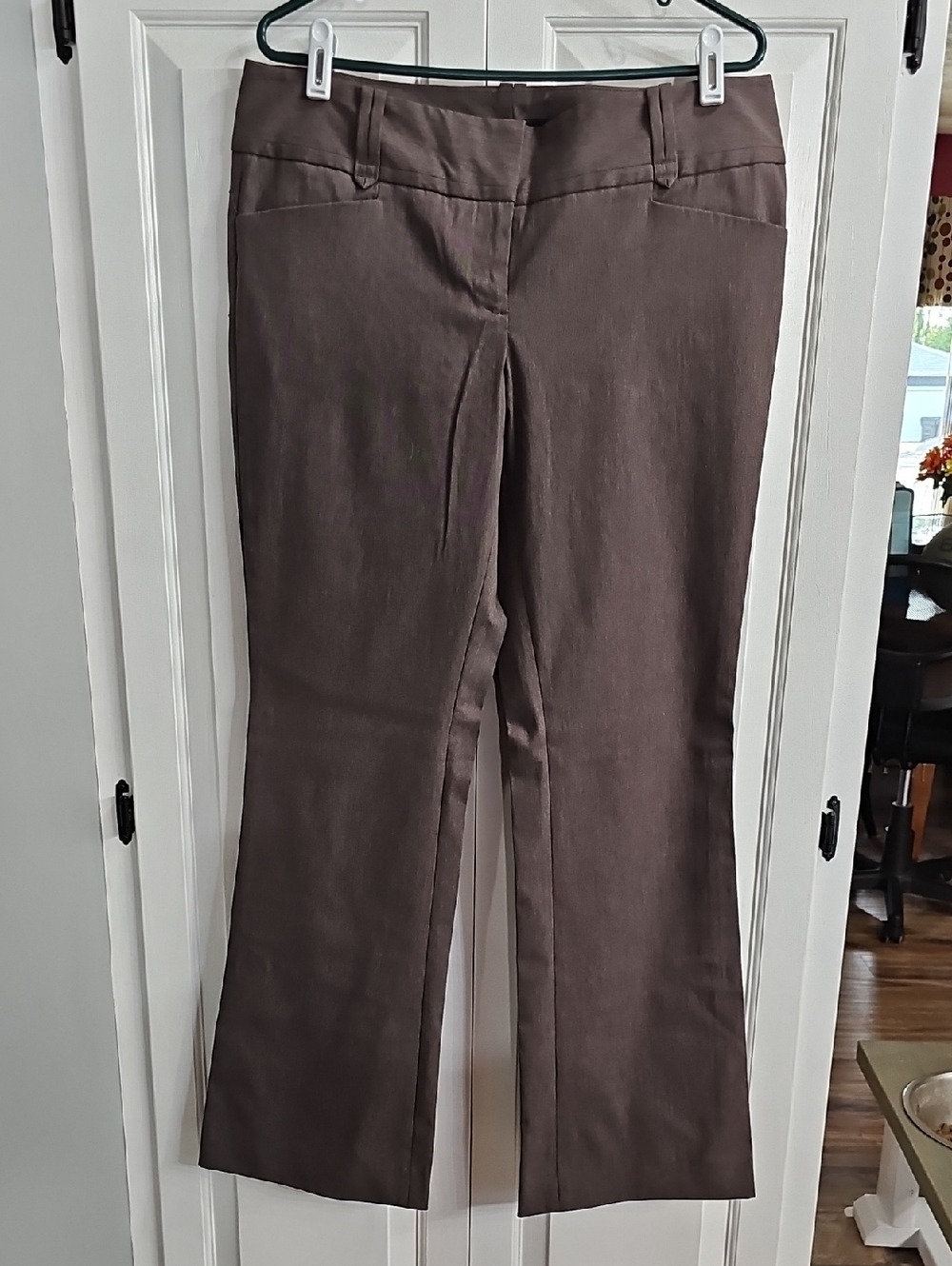 The Limited Dark Brown Stretch Dress Pants